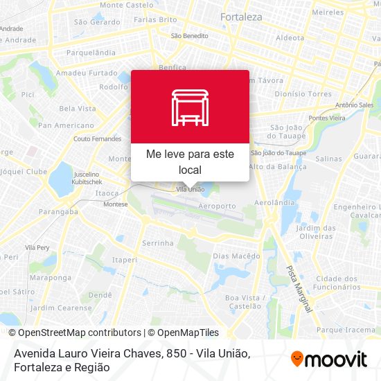 Avenida Lauro Vieira Chaves, 850 - Vila União mapa