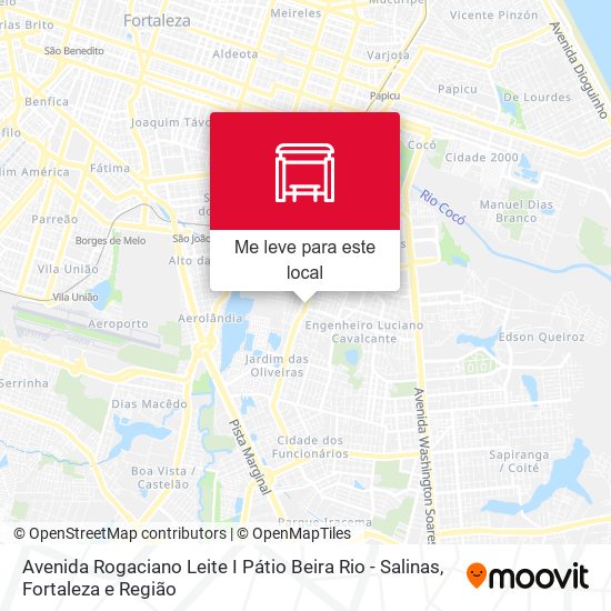 Avenida Rogaciano Leite I Pátio Beira Rio - Salinas mapa