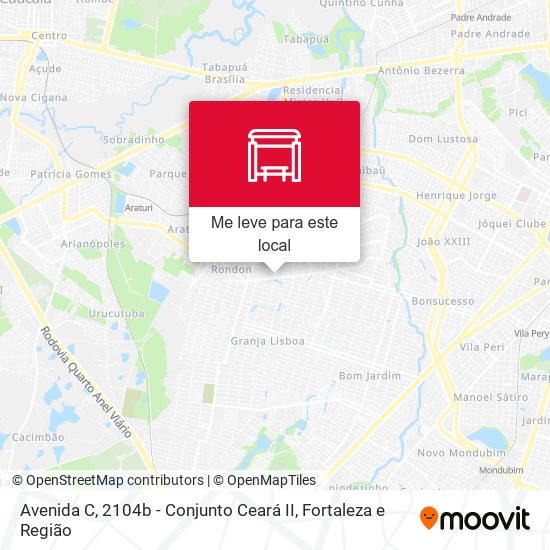 Avenida C, 2104b - Conjunto Ceará II mapa