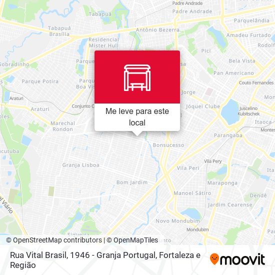 Rua Vital Brasil, 1946 - Granja Portugal mapa