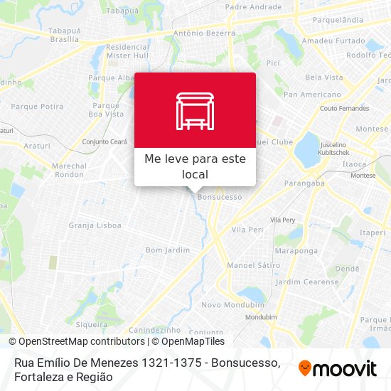 Rua Emílio De Menezes 1321-1375 - Bonsucesso mapa