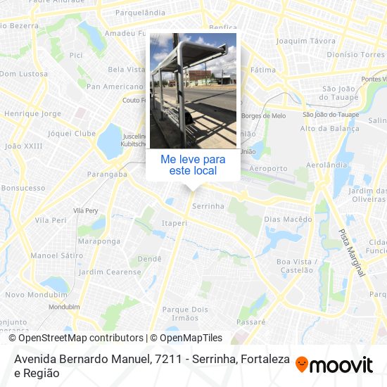 Avenida Bernardo Manuel, 7211 - Serrinha mapa