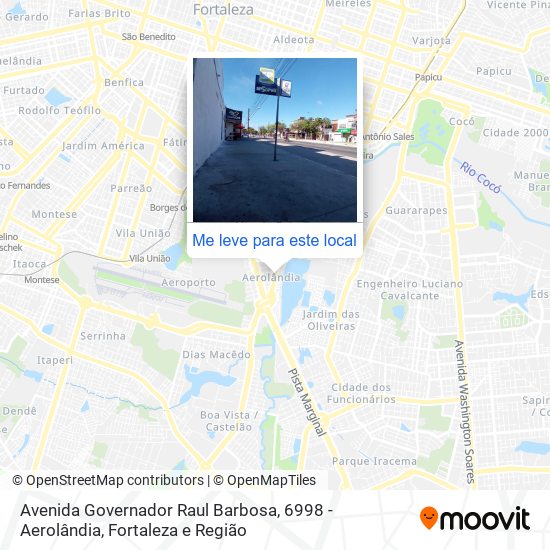 Avenida Governador Raul Barbosa, 6998 - Aerolândia mapa