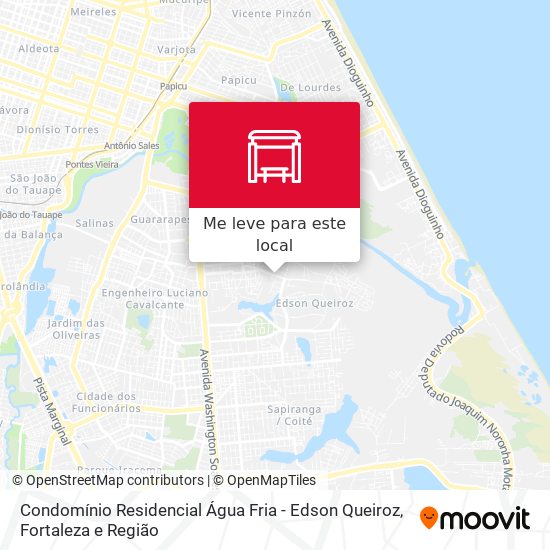 Condomínio Residencial Água Fria - Edson Queiroz mapa