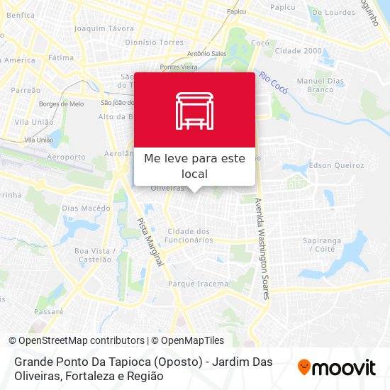 Grande Ponto Da Tapioca (Oposto) - Jardim Das Oliveiras mapa