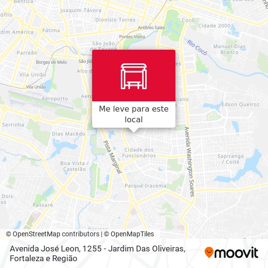 Avenida José Leon, 1255 - Jardim Das Oliveiras mapa