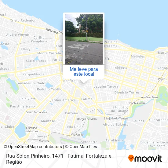 Rua Solon Pinheiro, 1471 - Fátima mapa