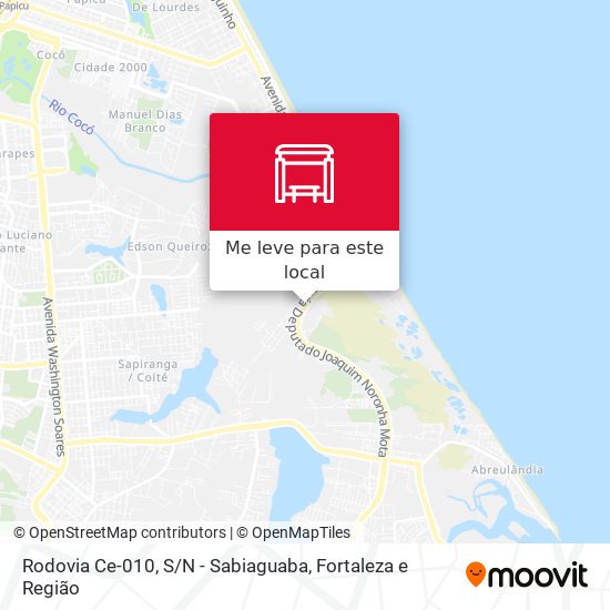 Rodovia Ce-010, S / N - Sabiaguaba mapa