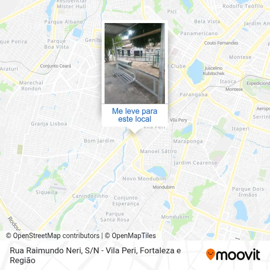 Rua Raimundo Neri, S / N - Vila Peri mapa