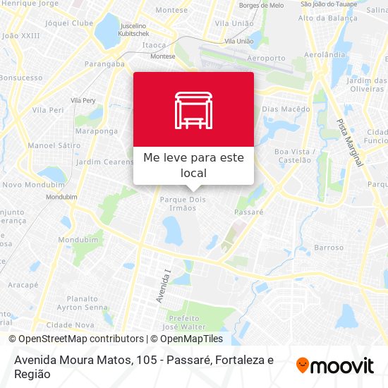 Avenida Moura Matos, 105 - Passaré mapa