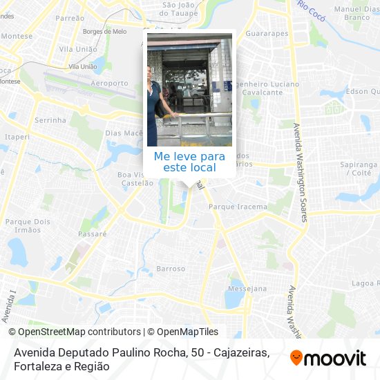 Avenida Deputado Paulino Rocha, 50 - Cajazeiras mapa