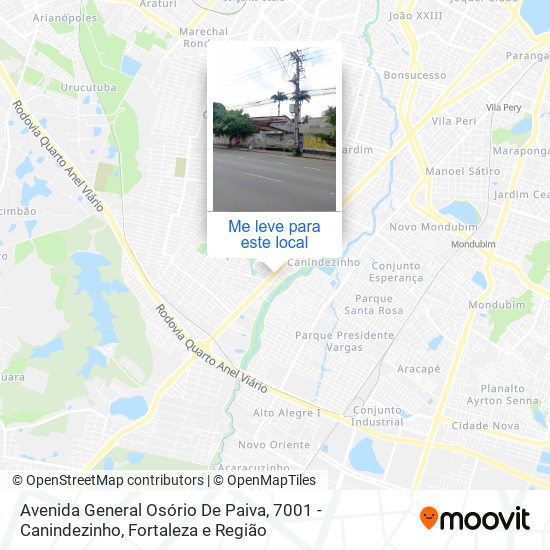 Avenida General Osório De Paiva, 7001 - Canindezinho mapa