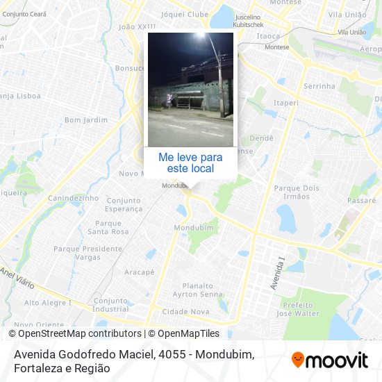 Avenida Godofredo Maciel, 4055 - Mondubim mapa