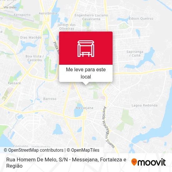 Rua Homem De Melo, S / N - Messejana mapa