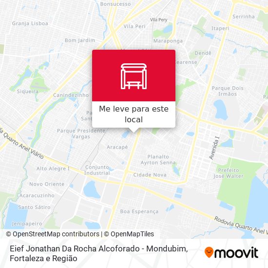 Eief Jonathan Da Rocha Alcoforado - Mondubim mapa