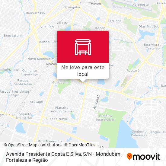 Avenida Presidente Costa E Silva, S / N - Mondubim mapa