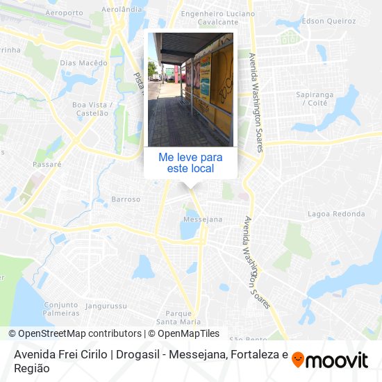Avenida Frei Cirilo | Drogasil - Messejana mapa