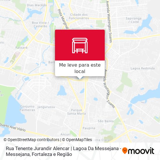 Rua Tenente Jurandir Alencar | Lagoa Da Messejana - Messejana mapa