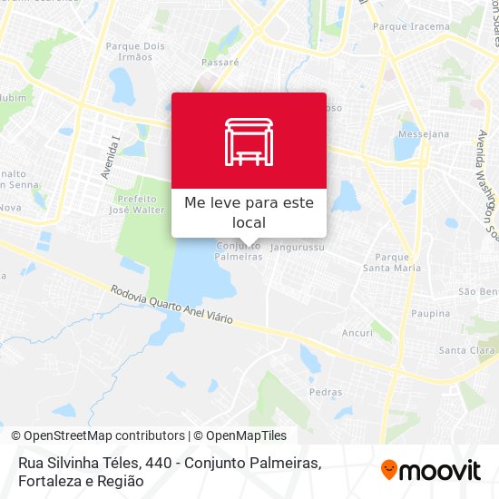 Rua Silvinha Téles, 440 - Conjunto Palmeiras mapa