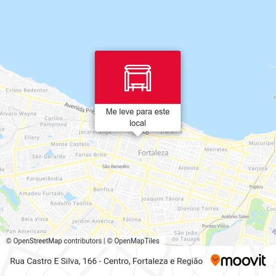 Rua Castro E Silva, 166 - Centro mapa