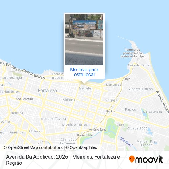 Avenida Da Abolição, 2026 - Meireles mapa