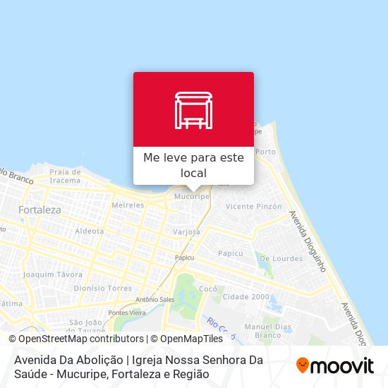 Avenida Da Abolição | Igreja Nossa Senhora Da Saúde - Mucuripe mapa