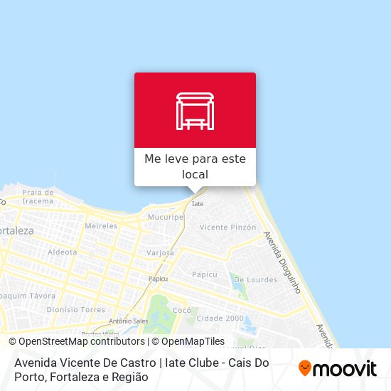 Avenida Vicente De Castro | Iate Clube - Cais Do Porto mapa