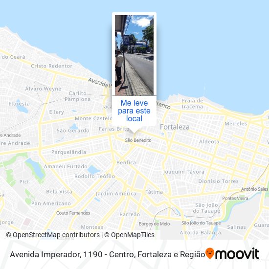 Avenida Imperador, 1190 - Centro mapa