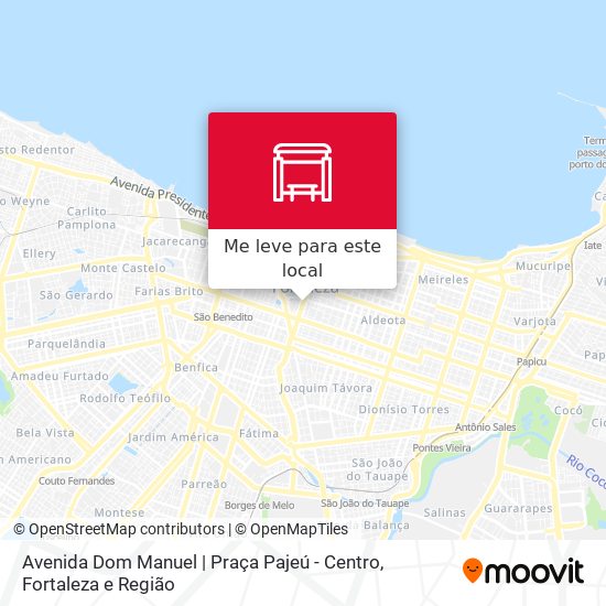 Avenida Dom Manuel | Praça Pajeú - Centro mapa