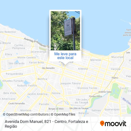 Avenida Dom Manuel, 821 - Centro mapa