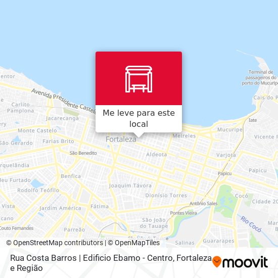 Rua Costa Barros | Edificio Ebamo - Centro mapa