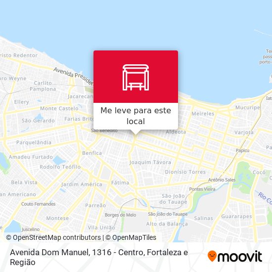 Avenida Dom Manuel, 1316 - Centro mapa