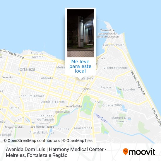 Avenida Dom Luís | Harmony Medical Center - Meireles mapa