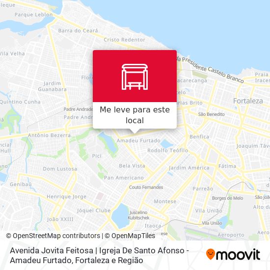 Avenida Jovita Feitosa | Igreja De Santo Afonso - Amadeu Furtado mapa