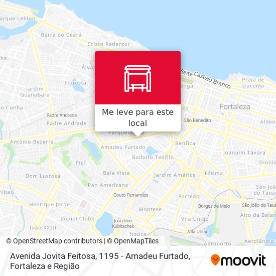 Avenida Jovita Feitosa, 1195 - Amadeu Furtado mapa
