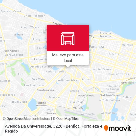 Avenida Da Universidade, 3228 - Benfica mapa