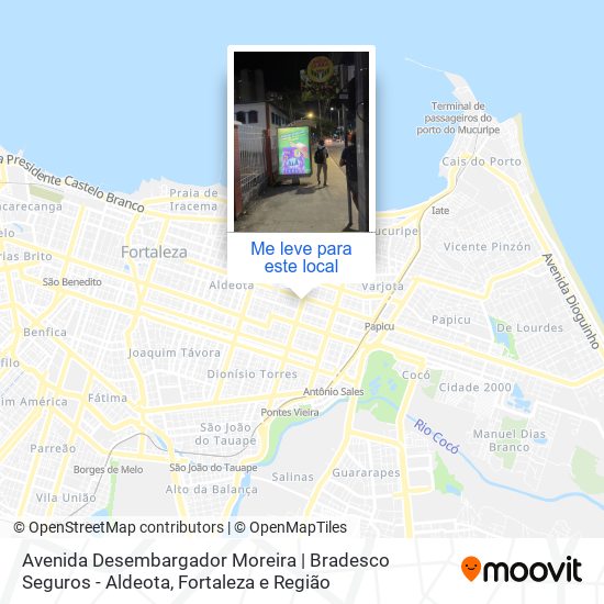 Avenida Desembargador Moreira | Bradesco Seguros - Aldeota mapa