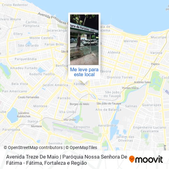 Avenida Treze De Maio | Paróquia Nossa Senhora De Fátima - Fátima mapa