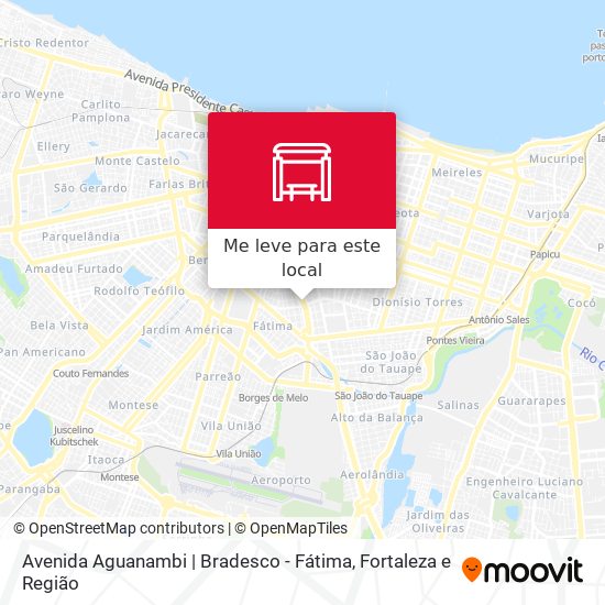 Avenida Aguanambi | Bradesco - Fátima mapa