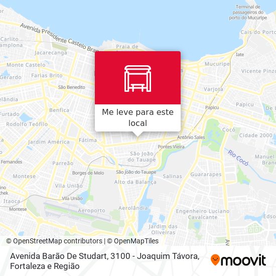 Avenida Barão De Studart, 3100 - Joaquim Távora mapa