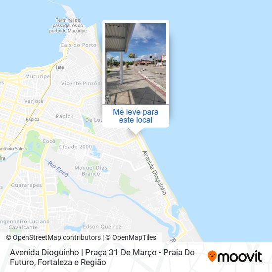 Avenida Dioguinho | Praça 31 De Março - Praia Do Futuro mapa