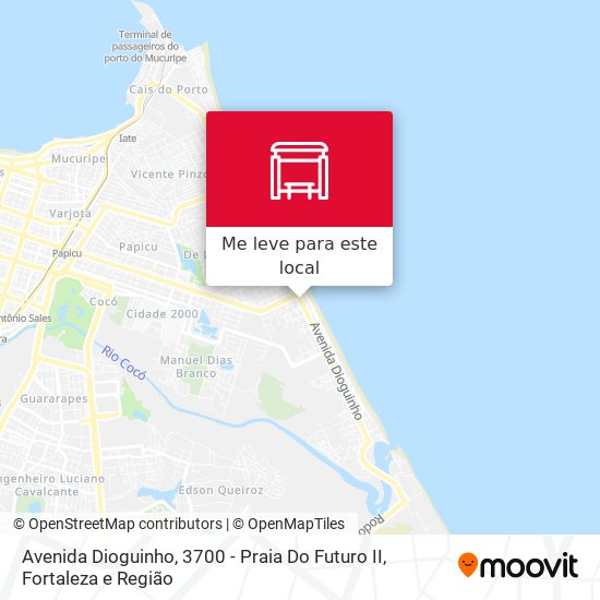 Avenida Dioguinho, 3700 - Praia Do Futuro II mapa