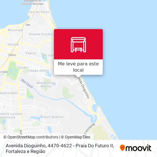 Avenida Dioguinho, 4470-4622 - Praia Do Futuro II mapa