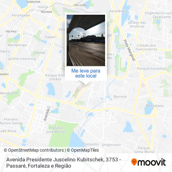 Avenida Presidente Juscelino Kubitschek, 3753 - Passaré mapa