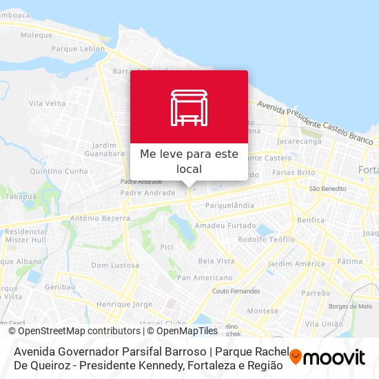 Avenida Governador Parsifal Barroso | Parque Rachel De Queiroz - Presidente Kennedy mapa