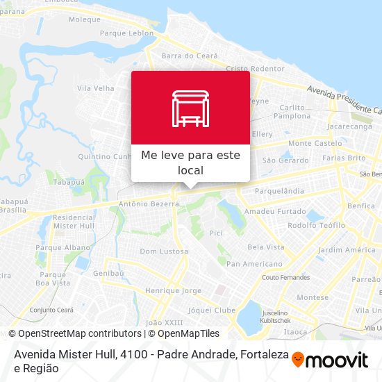 Avenida Mister Hull, 4100 - Padre Andrade mapa