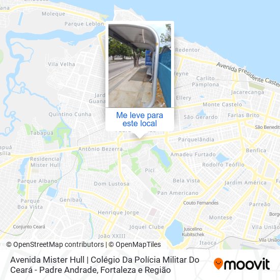 Avenida Mister Hull | Colégio Da Polícia Militar Do Ceará - Padre Andrade mapa