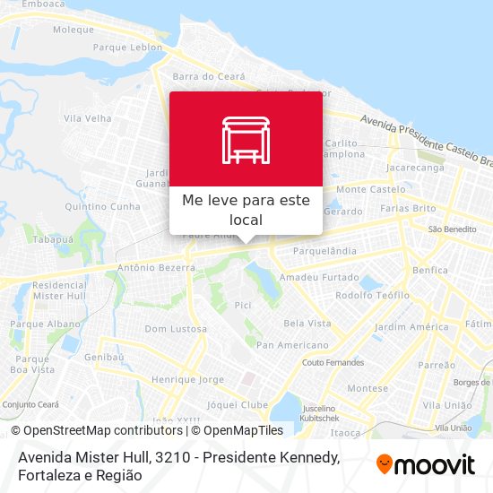 Avenida Mister Hull, 3210 - Presidente Kennedy mapa