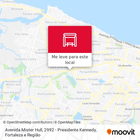 Avenida Mister Hull, 2992 - Presidente Kennedy mapa