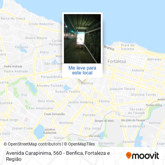 Avenida Carapinima, 560 - Benfica mapa